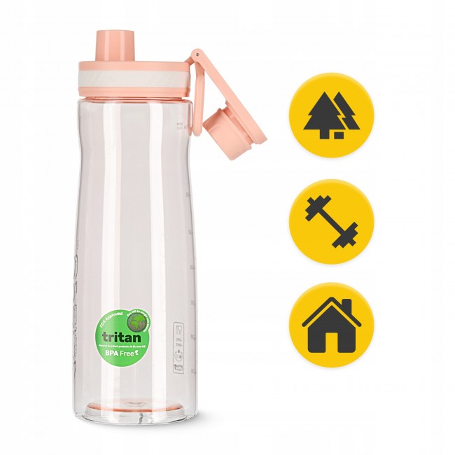 Бутылка для воды спортивная 4FIZJO 850 мл Pink (P-5905973403818)