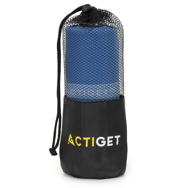 Спортивний рушник Actiget 150 x 80 см з мікрофібри ACT0191 Blue