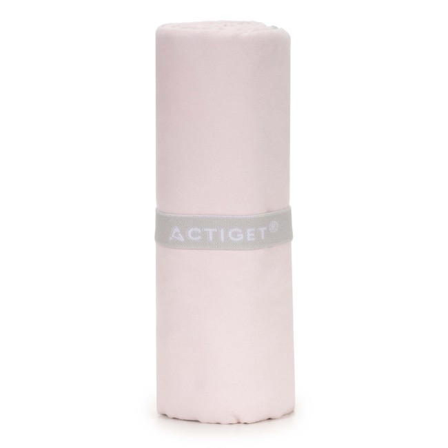 Спортивний рушник Actiget 180 x 100 см з мікрофібри ACT0198 Light Pink