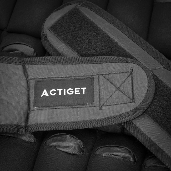 Жилет-утяжелитель для тренировок Actiget 10 кг со сменным весом ACT0122 Black
