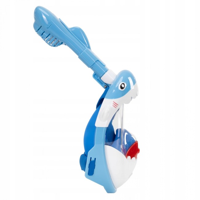 Полнолицевая детская маска для сноркелинга Aquaget Shark AQ0009 Sky Blue