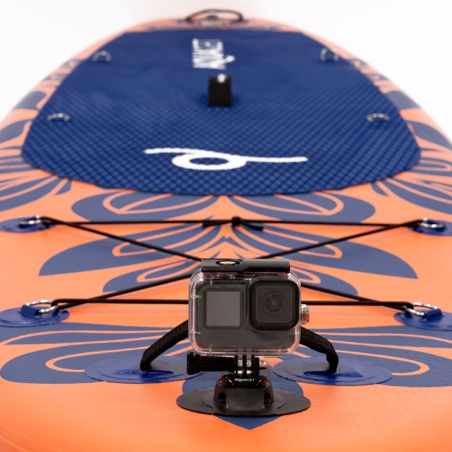 Надувная SUP доска (САП борд) Aquaget 350 см с веслом AQ0045 Orange/Navy Blue