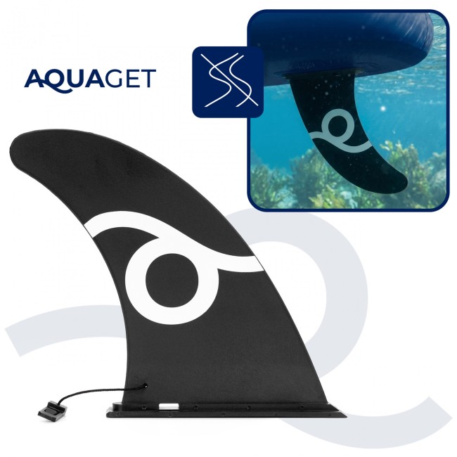 Надувная SUP доска (САП борд) Aquaget 350 см с веслом AQ0045 Orange/Navy Blue