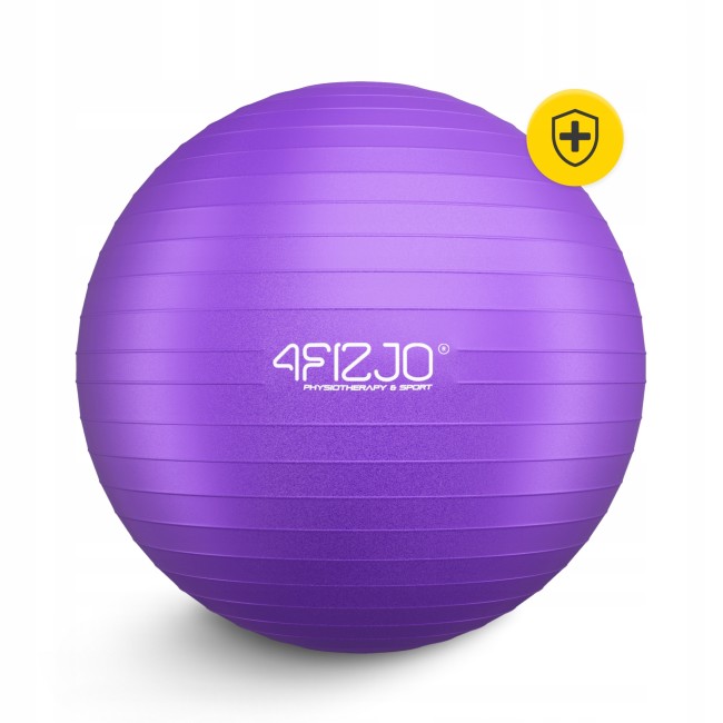 Мяч для фитнеса (фитбол) 4FIZJO 65 см Anti-Burst Violet (P-5905973404778)