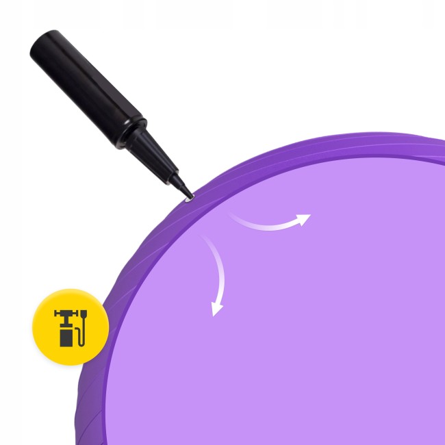 Мяч для фитнеса (фитбол) 4FIZJO 65 см Anti-Burst Violet (P-5905973404778)