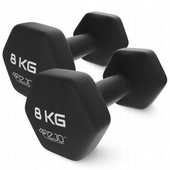 Гантели для фитнеса виниловые 4FIZJO Classic 2 x 8 кг (P-5905973403214)