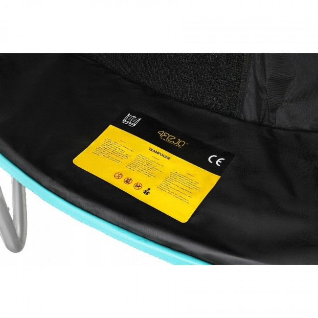 Батут із внутрішньою сіткою 4FIZJO Pro 8FT 252 см 4FJ0309 Black/Blue