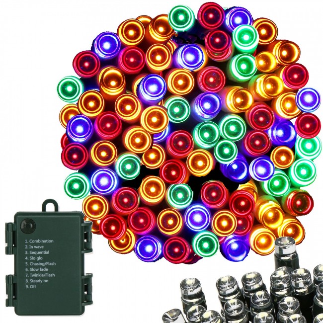 Гирлянда на батарейках Springos 5 м 50 LED CL4029 Mix