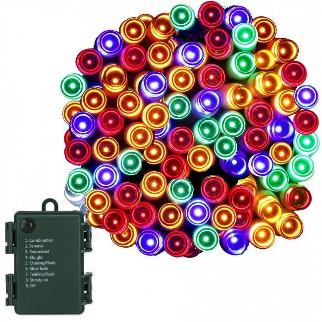 Гирлянда на батарейках Springos 5 м 50 LED CL4029 Mix