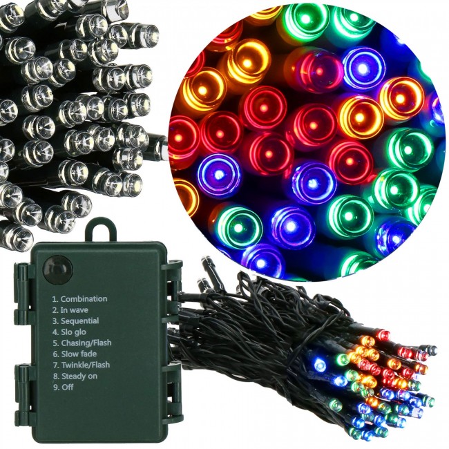 Гирлянда на батарейках Springos 5 м 50 LED CL4029 Mix