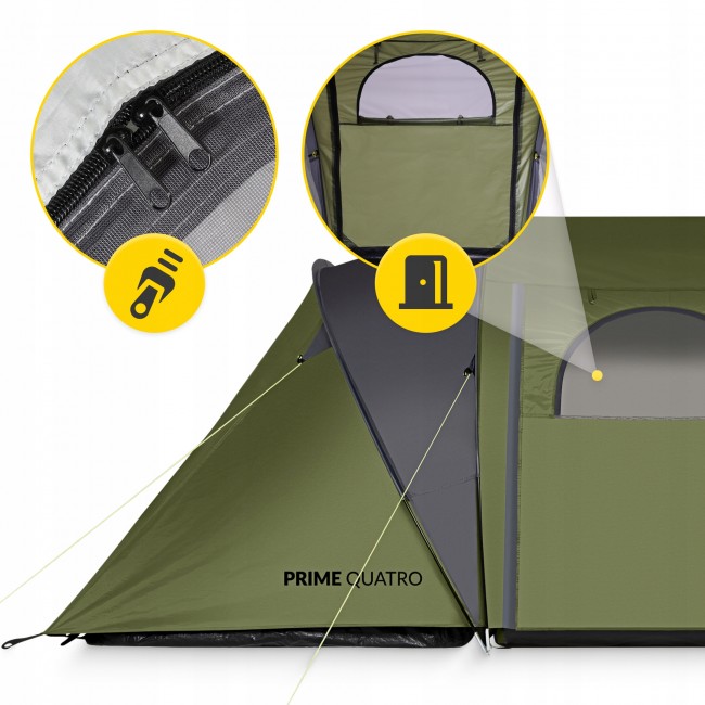 Намет туристичний Mountain Goat Prime Quatro 4-місний Olive (P-5905973406598)