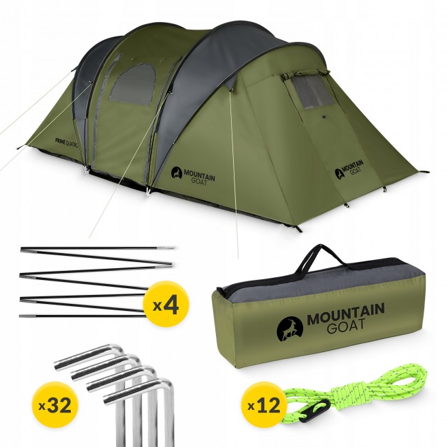 Намет туристичний Mountain Goat Prime Quatro 4-місний Olive (P-5905973406598)