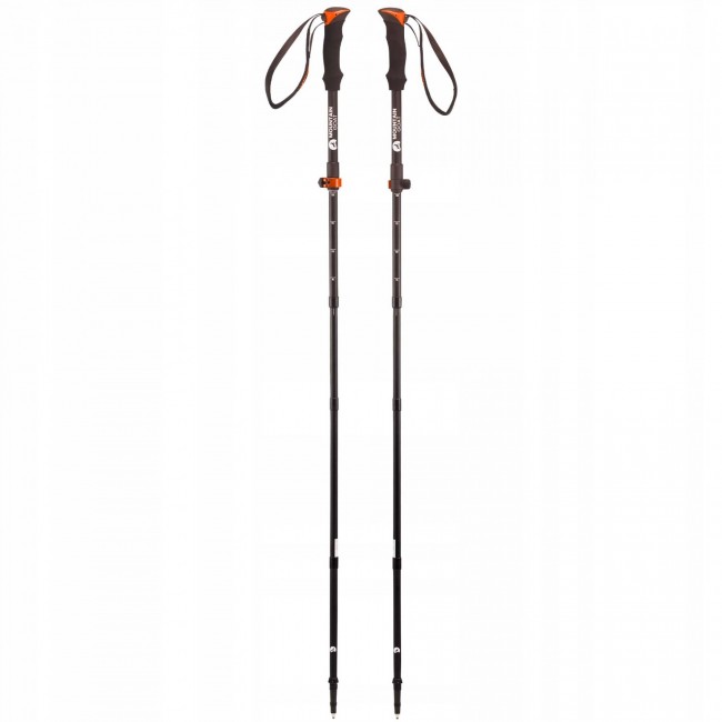 Трекинговые палки Mountain Goat Pro+ 43-130 см Black/Orange (P-5907739318251)