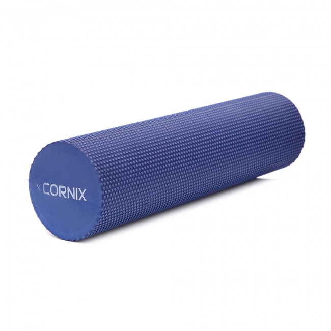 Масажний ролик Cornix EVA+ 60 x 15 см (валик, роллер) XR-0309 Navy Blue