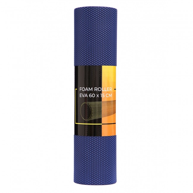 Масажний ролик Cornix EVA+ 60 x 15 см (валик, роллер) XR-0309 Navy Blue