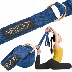 Ремень для йоги 4FIZJO 300 см Blue (P-5907739318435)