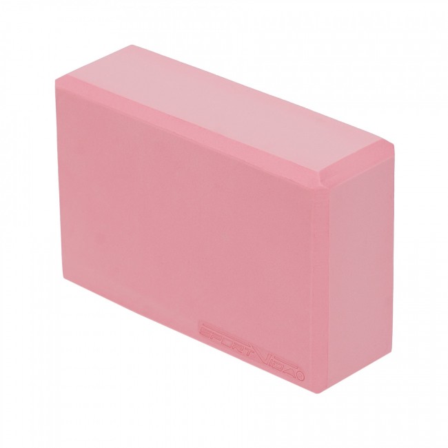 Блок для йоги SportVida EVA 23 x 15 x 7.6 см SV-EZ0066 Pink Блок для йоги SportVida EVA 23 x 15 x 7.6 см SV-EZ0066 Pink