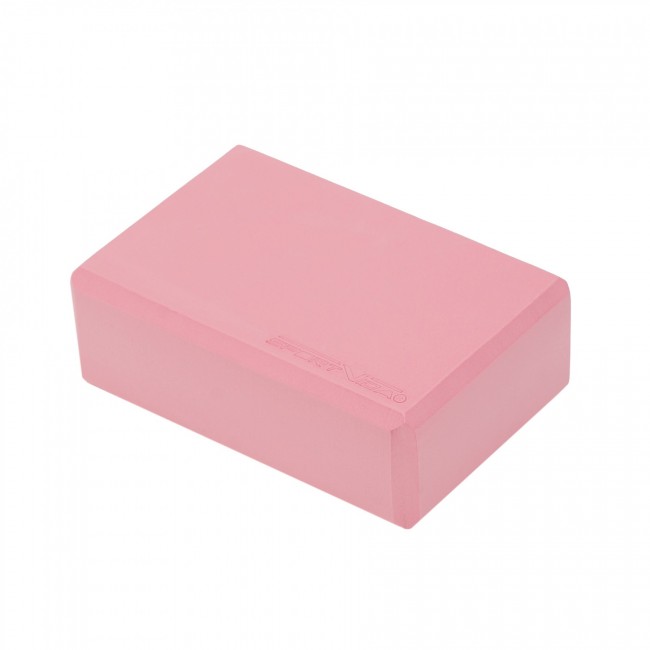 Блок для йоги SportVida EVA 23 x 15 x 7.6 см SV-EZ0066 Pink