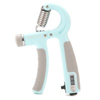 Еспандер кистьовий пружинний Cornix 5-60 кг з регульованим навантаженням та лічильником XR-0266 Mint/Grey