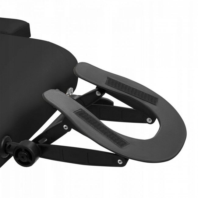Масажний стіл складний 4FIZJO Massage Table Alu W70 Black (P-5907739318398)