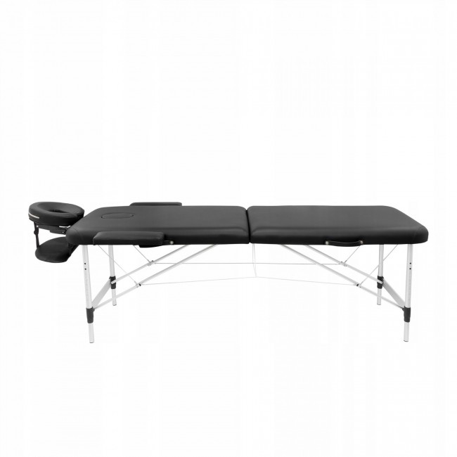 Масажний стіл складний 4FIZJO Massage Table Alu W70 Black (P-5907739318398)