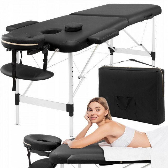 Масажний стіл складний 4FIZJO Massage Table Alu W70 Black (P-5907739318398) Масажний стіл складний 4FIZJO Massage Table Alu W70 Black (P-5907739318398)