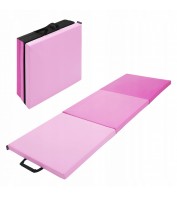 Мат гімнастичний складаний 4FIZJO 180 x 60 x 5 см 4FJ0572 Pink/Light Pink