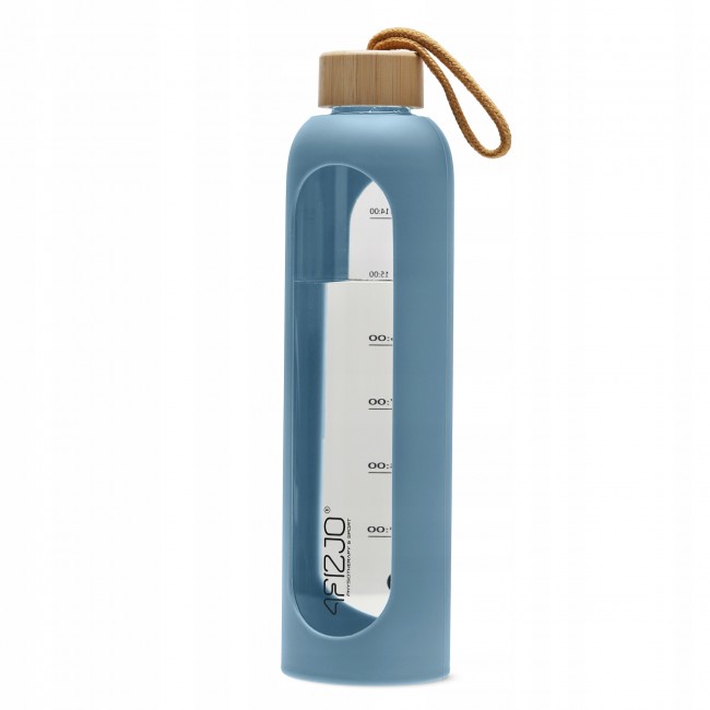 Бутылка для воды спортивная 4FIZJO 1000 мл стеклянная Blue (P-5905973403894)