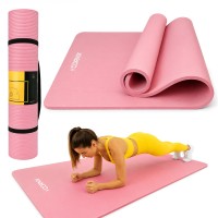 Коврик спортивный Cornix NBR XL 190 x 100 x 1.5 cм для йоги и фитнеса XR-0500 Pink