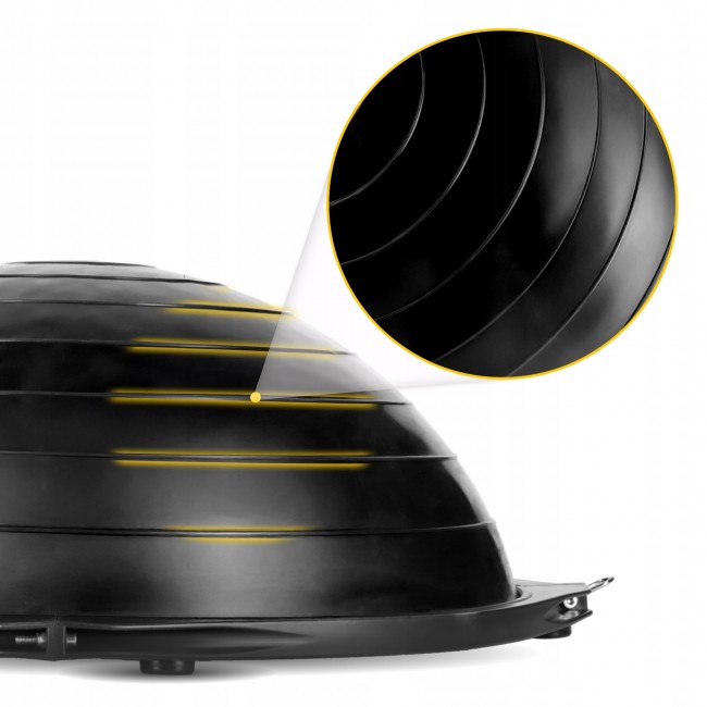 Балансувальна платформа 4FIZJO Bosu Ball 60 см Black (P-5905973402446)