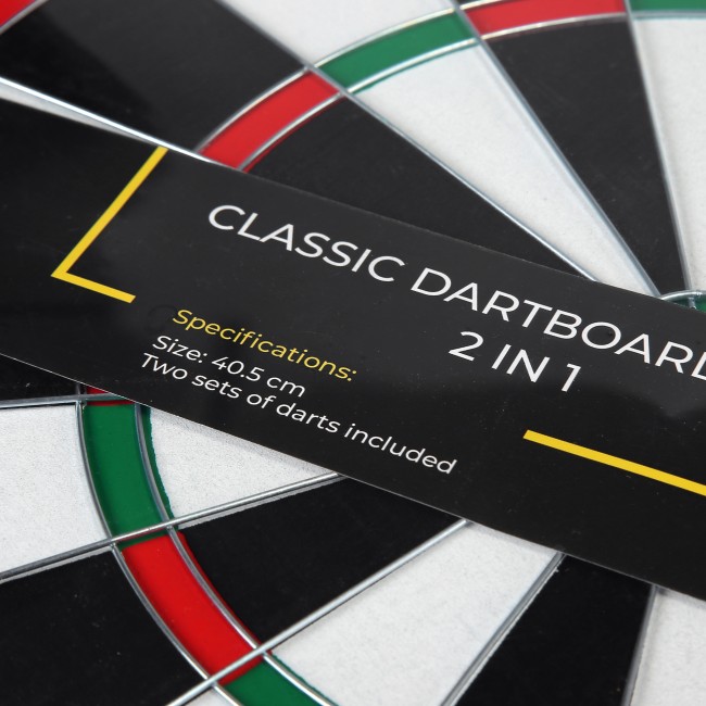 Дартс классический Cornix Dartboard Game 2 в 1 40.5 см + 2 комплекта дротиков XR-0392