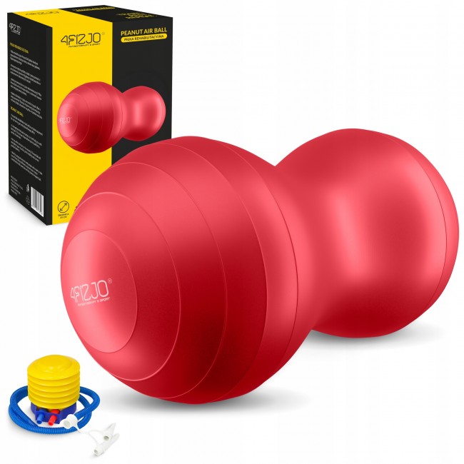 Мяч для фитнеса (арахис) 4FIZJO Air Ball Peanut 45 x 90 см Anti-Burst Red (P-5907739318558) Мяч для фитнеса (арахис) 4FIZJO Air Ball Peanut 45 x 90 см Anti-Burst Red (P-5907739318558)