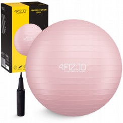 Мяч для фитнеса (фитбол) 4FIZJO 75 см Anti-Burst Pink (P-5907739317407)
