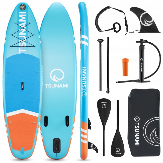 Надувна SUP дошка (САП борд) TSUNAMI 320 см з веслом Lagoon T02 (P-5907739314215) Надувна SUP дошка (САП борд) TSUNAMI 320 см з веслом Lagoon T02 (P-5907739314215)