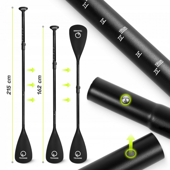 Надувная SUP доска (сапборд) TSUNAMI PRO 350 см с веслом T12 (P-5905973405607)