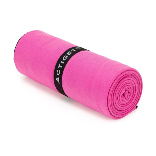 Спортивний рушник Actiget 180 x 100 см з мікрофібри ACT0187 Pink