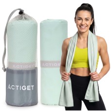 Полотенце спортивное Actiget 180 x 100 см из микрофибры ACT0199 Mint