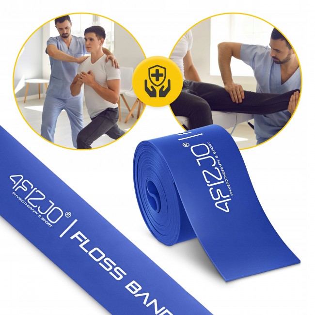 Лента компрессионная для флоссинга 4FIZJO Floss Band 207 x 5 x 0.1 см Blue (P-5905973405218)