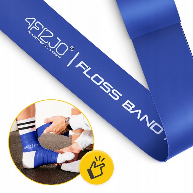 Лента компрессионная для флоссинга 4FIZJO Floss Band 207 x 5 x 0.1 см Blue (P-5905973405218)