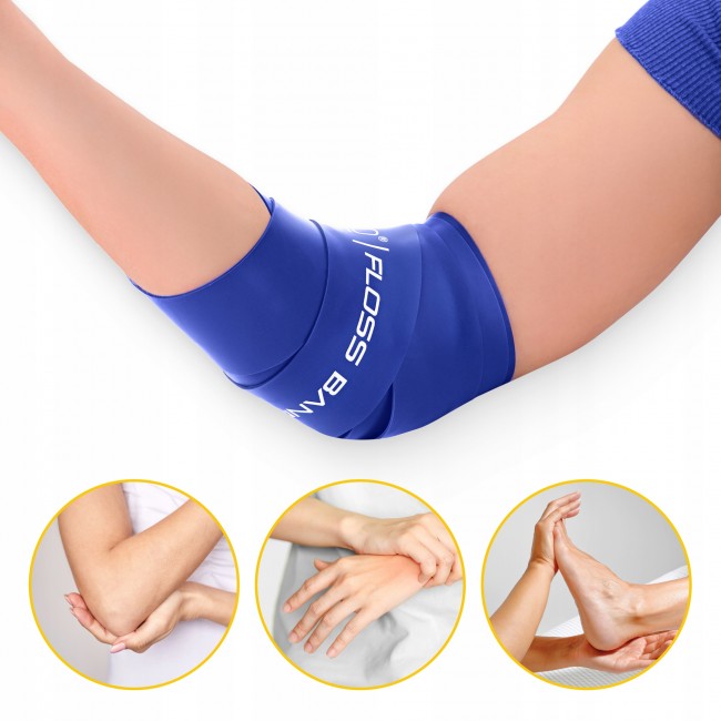 Лента компрессионная для флоссинга 4FIZJO Floss Band 207 x 5 x 0.1 см Blue (P-5905973405218)