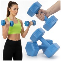 Гантелі для фітнесу Actiget Hex 2 x 2.5 кг ACT0160 Blue