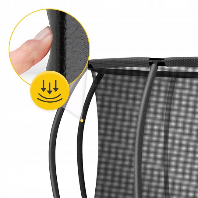 Батут с внутренней сеткой 4FIZJO PRO 16FT 496 см Black/Green (P-5907739319241)