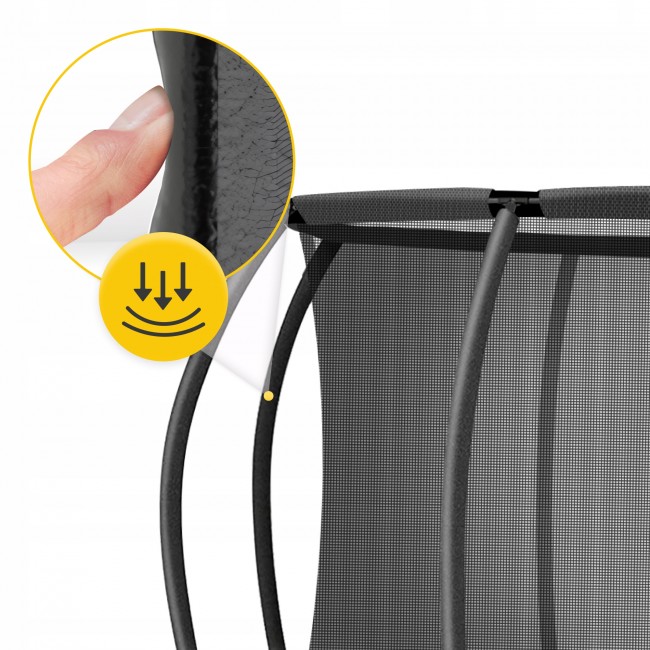 Батут с внутренней сеткой 4FIZJO PRO 16FT 496 см Black/Green (P-5907739319241)