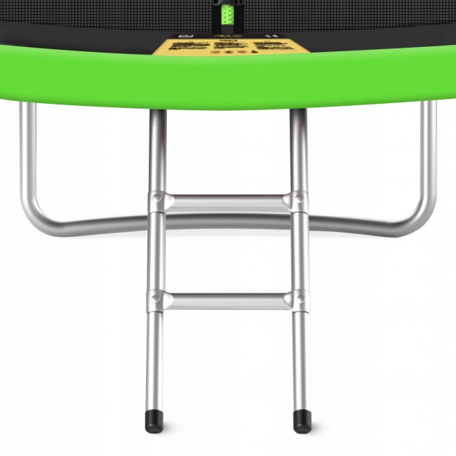 Батут с внутренней сеткой 4FIZJO PRO 16FT 496 см Black/Green (P-5907739319241)