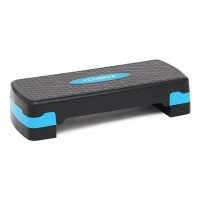 Степ-платформа для фитнеса и аэробики 2-ступенчатая Cornix 68 х 28 х 10-15 см XR-0191 Black/Blue