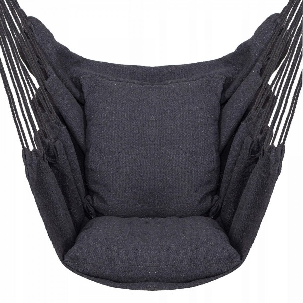 Кресло-гамак сидячий (бразильский) с подушками Springos 130 x 100 см HM046