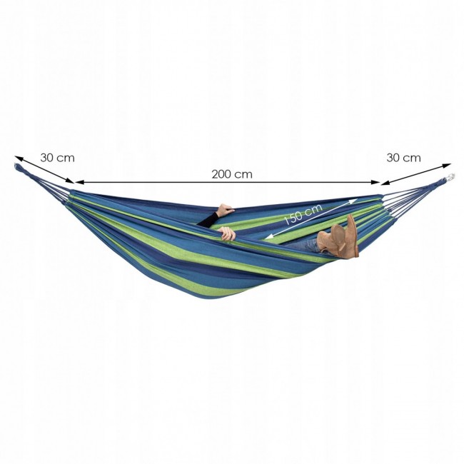 Гамак подвесной XXL Springos 200 x 150 см HM033