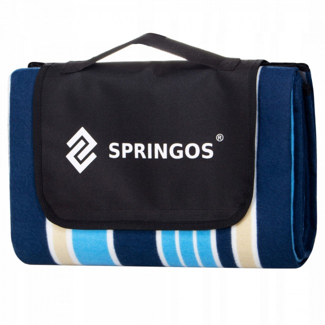 Пляжный коврик (покрывало-подстилка для пляжа и пикника) складной Springos 170 x 130 см PM023