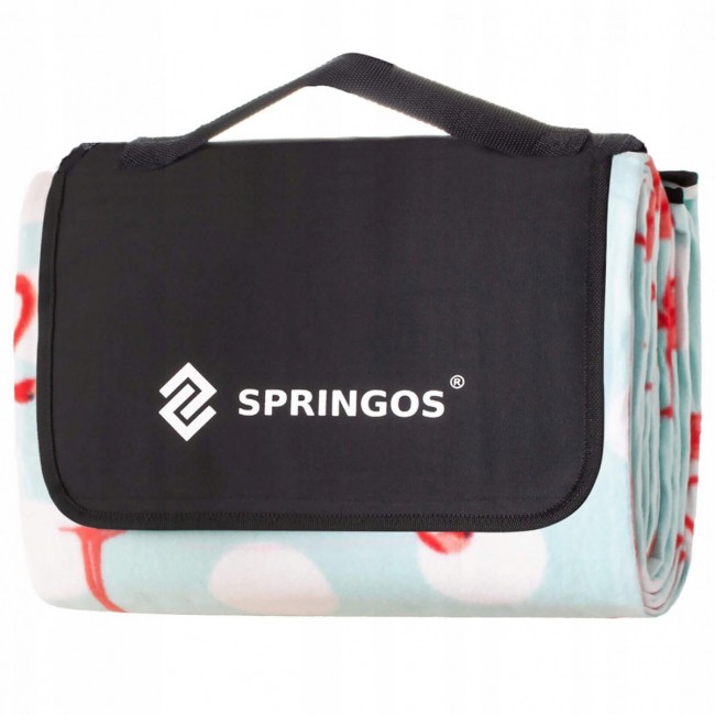 Пляжный коврик (Сумка-покрывало для пляжа и пикника) складной Springos 170 x 130 см PM024