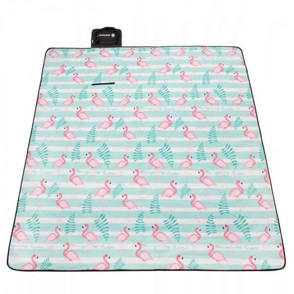 Пляжний килимок (покривало-підстилка для пляжу та пікніка) складаний Springos 200 x 200 см PM016